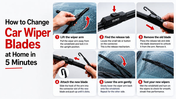 How to Change Car Wiper Blades at Home in 5 Minutes — Step by Step Guide