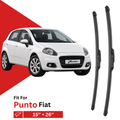 Zuko India Punto Liniya FIAT Compatible Wiper Blades | Frameless (Pin-Tap)