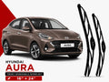 Zuko India Aura HYUNDAI (2015-2026) Compatible Wiper Blades | Conventional, Hybrid & Frameless