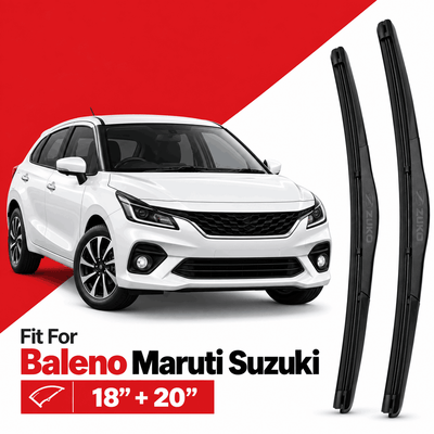 Zuko India Baleno MARUTI SUZUKI (2015-2026) Compatible Wiper Blades | Conventional, Hybrid & Frameless