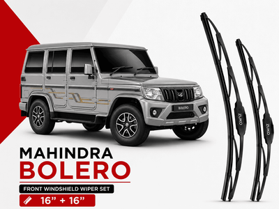 Zuko India Bolero MAHINDRA Wiper Blades | Conventional, Hybrid & Frameless