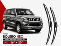 Zuko India Bolero Neo MAHINDRA (2015-2026) Compatible Wiper Blades | Conventional, Hybrid & Frameless