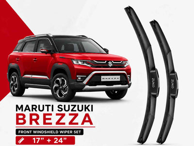 Zuko India Brezza MARUTI SUZUKI (2015-2026) Compatible Wiper Blades | Conventional, Hybrid & Frameless