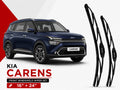Zuko India Carens KIA (2015-2026) Compatible Wiper Blades | Conventional, Hybrid & Frameless
