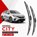 Zuko India City HONDA (2015-2026) Compatible Wiper Blades | Conventional, Hybrid & Frameless