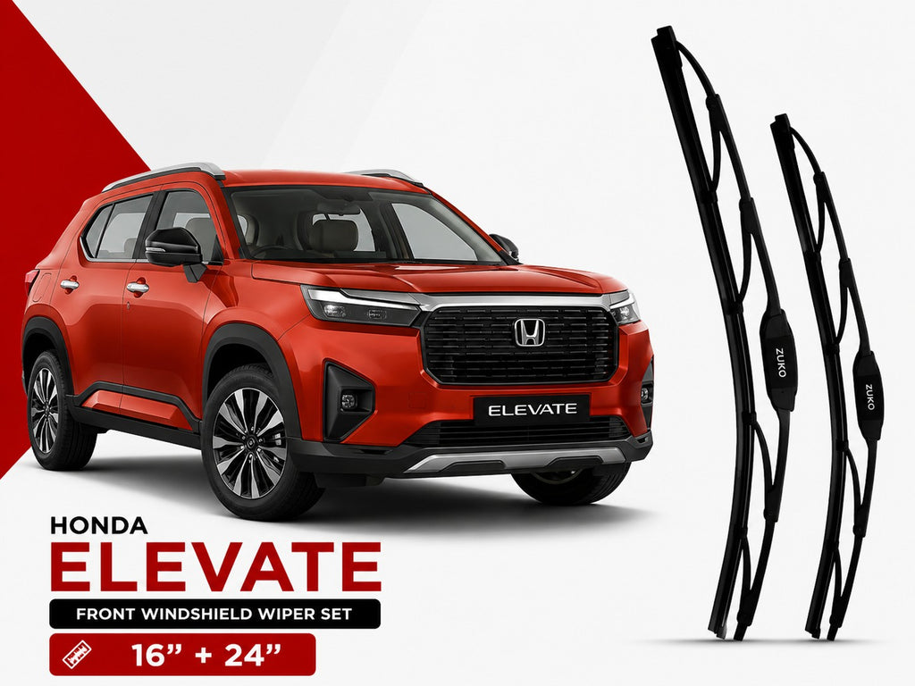 Zuko India Elevate HONDA (2015-2026) Compatible Wiper Blades | Conventional, Hybrid & Frameless