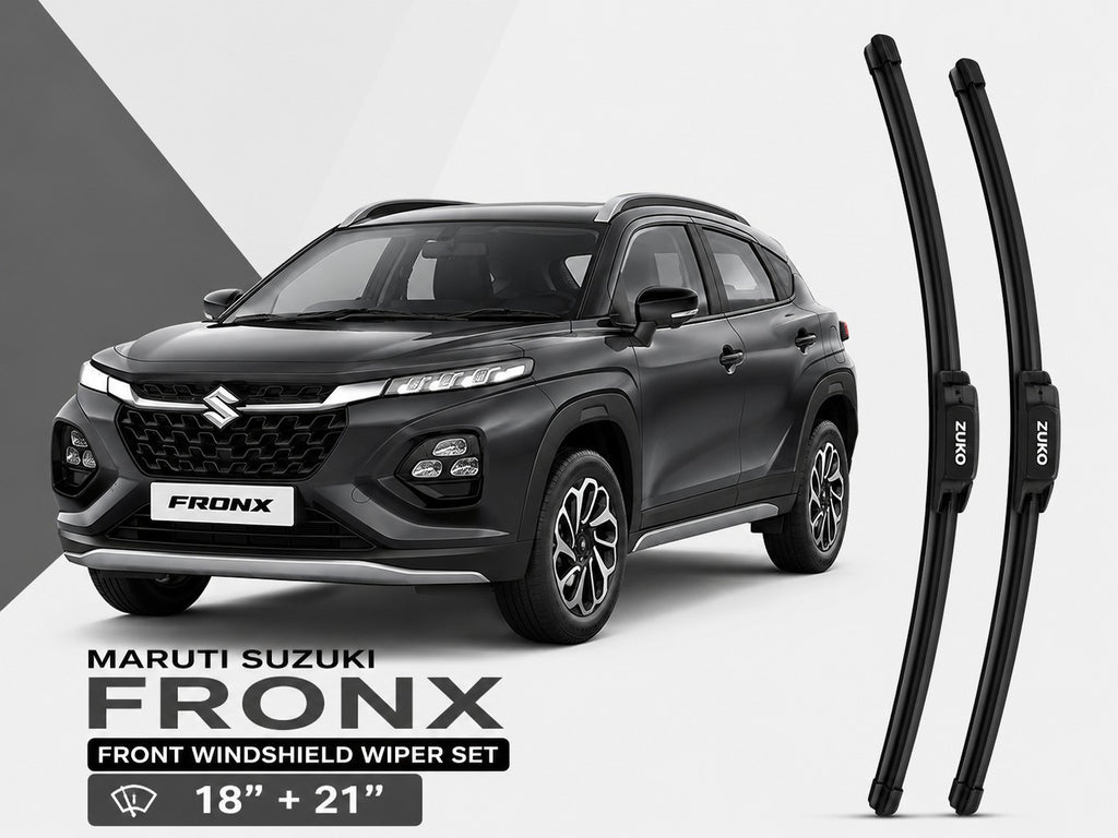 Zuko India Fronx MARUTI SUZUKI (2015-2026) Compatible Wiper Blades | Conventional, Hybrid & Frameless