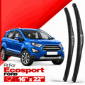 Zuko India Ecosport FORD (2013-2021) Compatible Wiper Blades | Conventional, Hybrid & Frameless