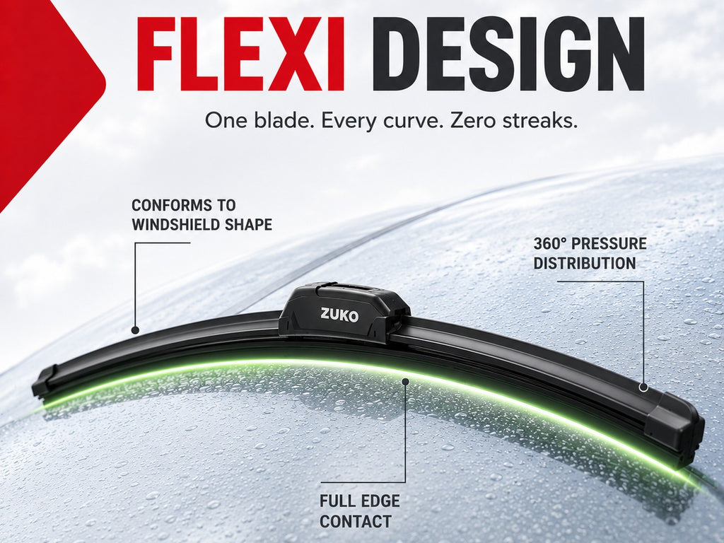 Zuko India Alto 800 MARUTI SUZUKI (2012-2023) Compatible Wiper Blades | Conventional, Hybrid & Frameless