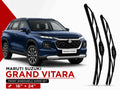 Zuko India Grand Vitara (2022-2026) MARUTI SUZUKI Compatible Wiper Blades | Conventional, Hybrid & Frameless