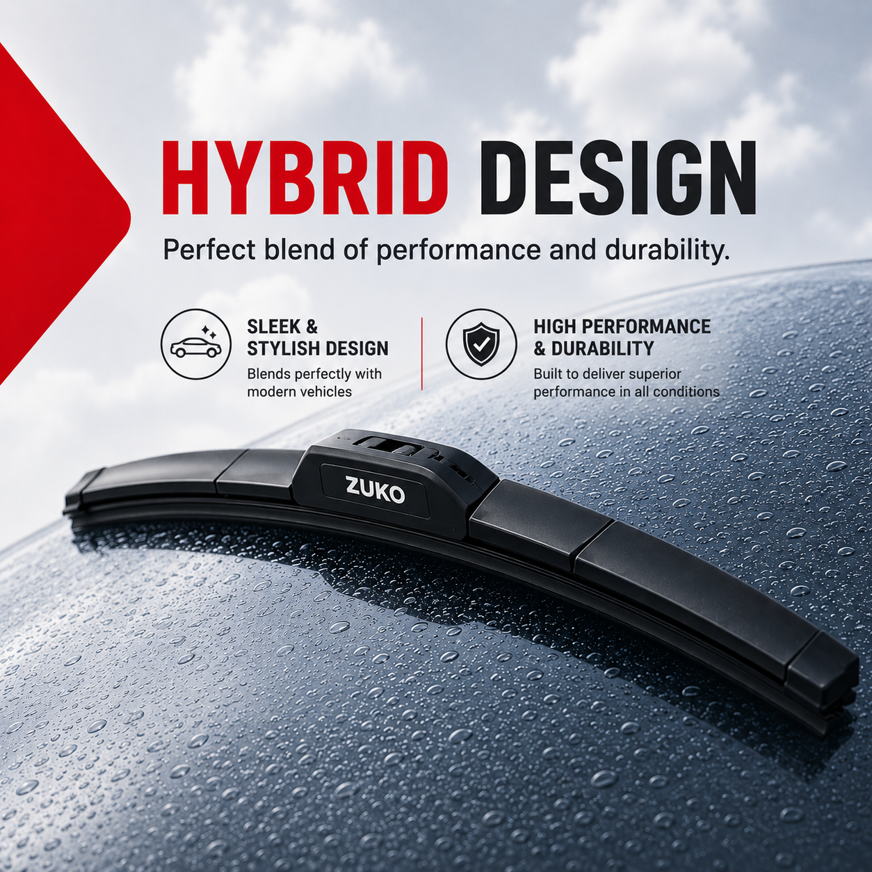 Zuko India Altroz TATA (2015-2026) Compatible Wiper Blades | Conventional, Hybrid & Frameless