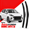 Zuko India Aura HYUNDAI (2015-2026) Compatible Wiper Blades | Conventional, Hybrid & Frameless