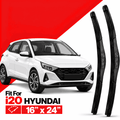 Zuko India i20 HYUNDAI (2015-2026) Compatible Wiper Blades | Conventional, Hybrid & Frameless