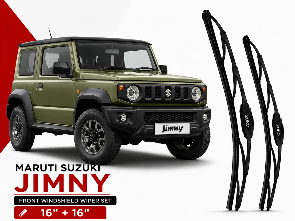 Zuko India Jimny MARUTI SUZUKI (2015-2026) Compatible Wiper Blades | Conventional, Hybrid & Frameless