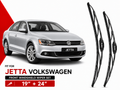 Zuko India Jetta VOLKSWAGEN (2010-2017) Compatible Wiper Blades | Conventional, Hybrid & Frameless