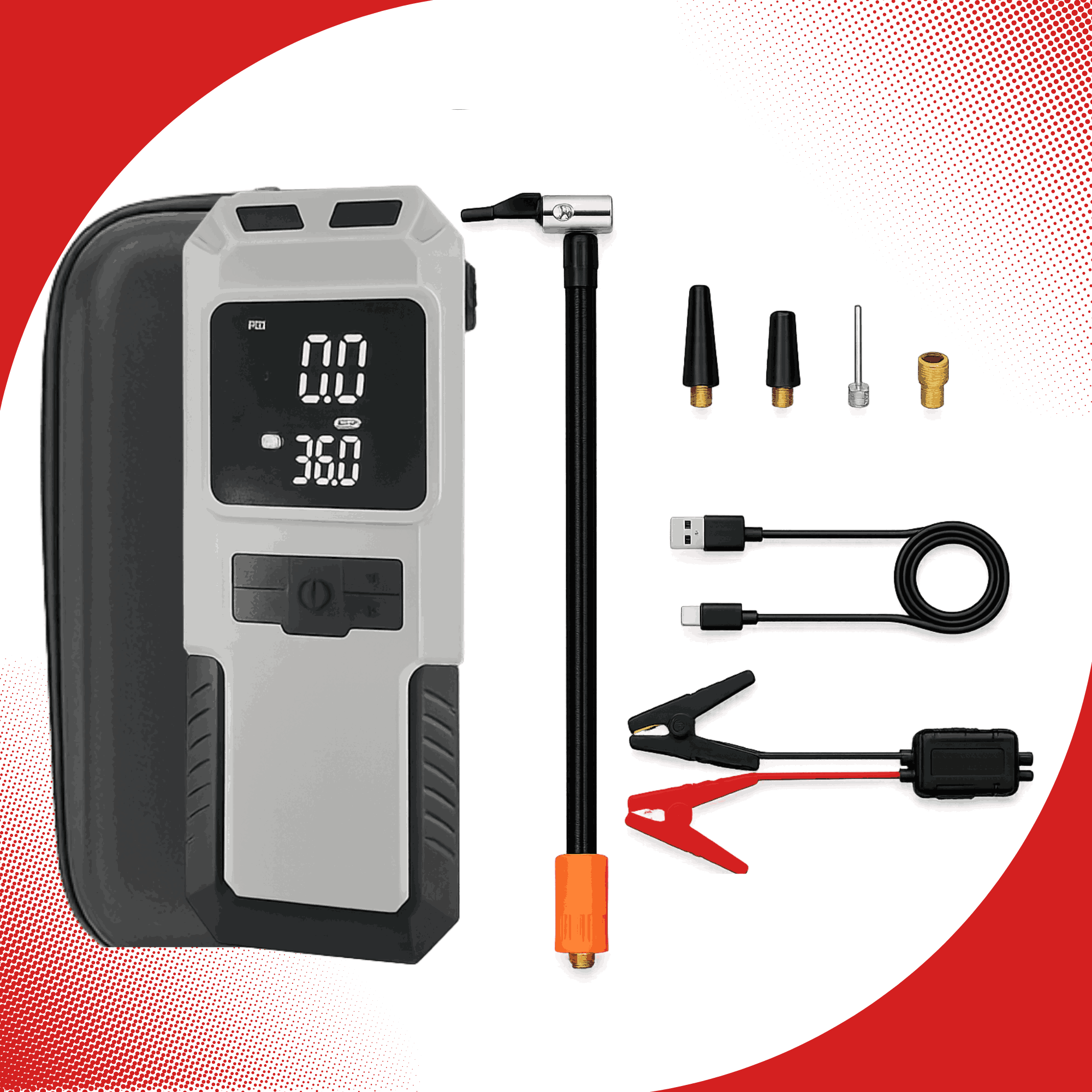 Zuko India Jumpstarter + Torch 2 in 1 ZI-10000