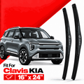 Zuko India Clavis KIA (2015-2026) Compatible Wiper Blades | Conventional, Hybrid & Frameless