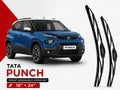 Zuko India Punch TATA (2015-2026) Compatible Wiper Blades | Conventional, Hybrid & Frameless