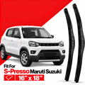 Zuko India S-Presso MARUTI SUZUKI (2015-2026) Compatible Wiper Blades | Conventional, Hybrid & Frameless