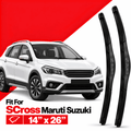 Zuko India SCross MARUTI SUZUKI (2015-2026) Compatible Wiper Blades | Conventional, Hybrid & Frameless