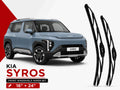 Zuko India Syros KIA (2015-2026) Compatible Wiper Blades | Conventional, Hybrid & Frameless
