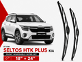 Zuko India Seltos HTK Plus KIA (2019-2026) Compatible Wiper Blades | Conventional, Hybrid & Frameless