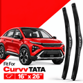 Zuko India Curvv TATA (2015-2026) Compatible Wiper Blades | Conventional, Hybrid & Frameless