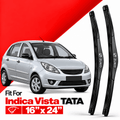 Zuko India Indica Vista TATA (2008-2014) Compatible Wiper Blades | Conventional, Hybrid & Frameless