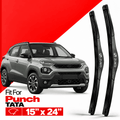 Zuko India Punch TATA (2015-2026) Compatible Wiper Blades | Conventional, Hybrid & Frameless