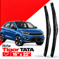 Zuko India Tigor TATA (2015-2026) Compatible Wiper Blades | Conventional, Hybrid & Frameless