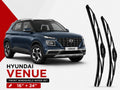 Zuko India Venue HYUNDAI (2015-2026) Compatible Wiper Blades | Conventional, Hybrid & Frameless