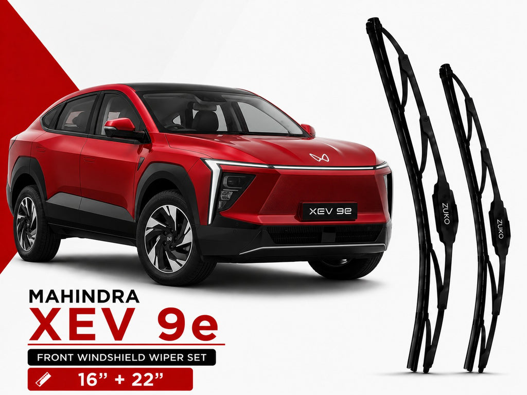 Zuko India XEV 9e MAHINDRA (2015-2026) Compatible Wiper Blades | Conventional, Hybrid & Frameless