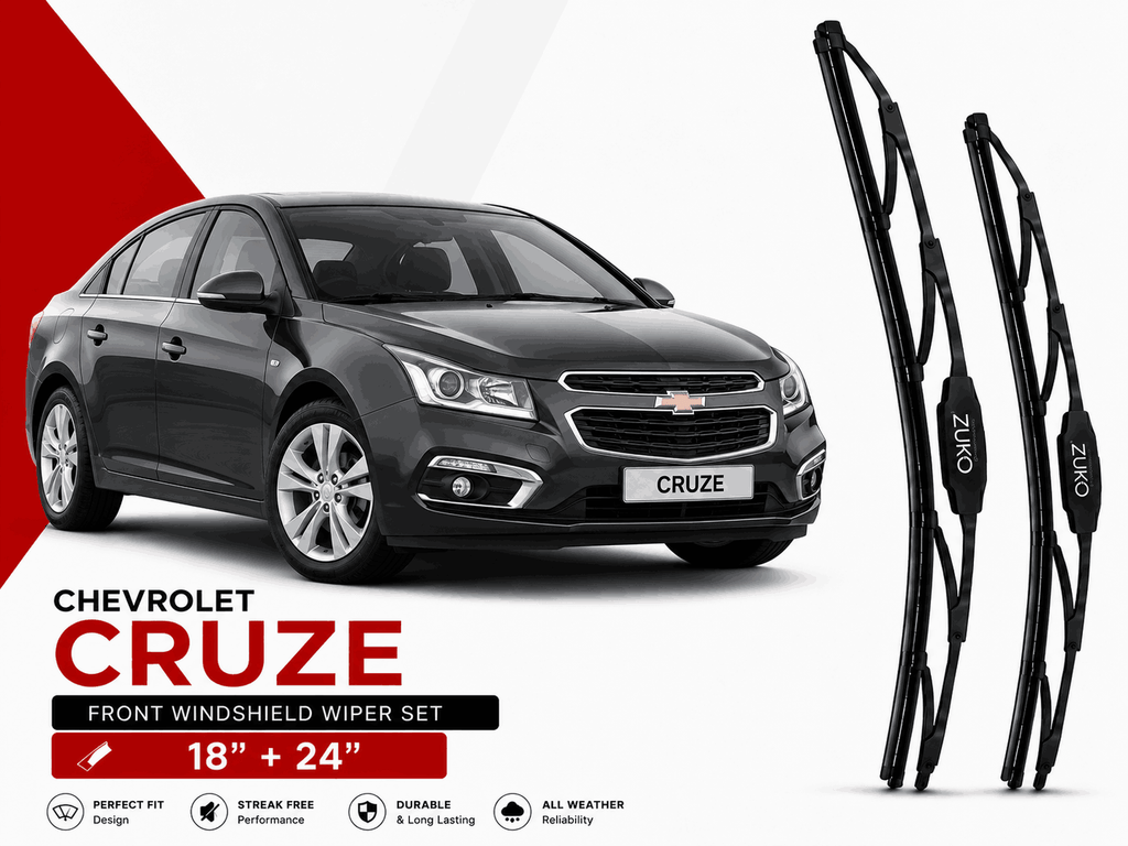Zuko India Cruze 2013 CHEVROLET (2009-2014) Compatible Wiper Blades | Conventional, Hybrid & Frameless